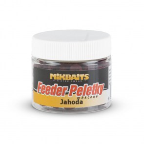 MIKBAITS Feeder měkčené peletky Jahoda 50ml